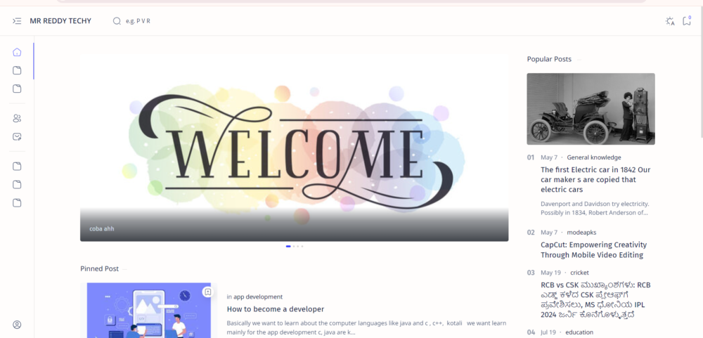 one media ui website template for blogger